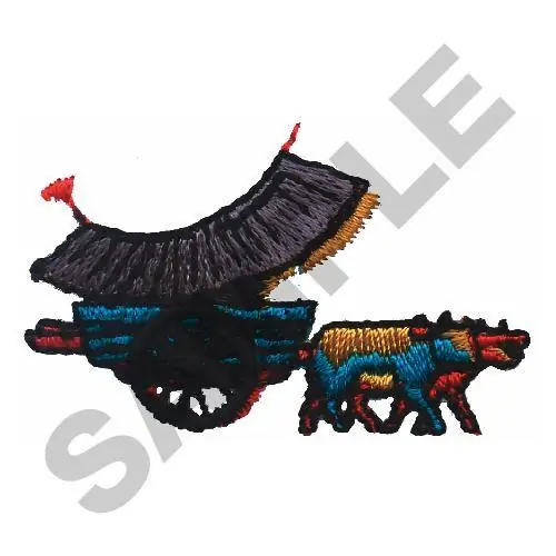 Holiday Sale ORIENTAL WAGON Embroidery Design