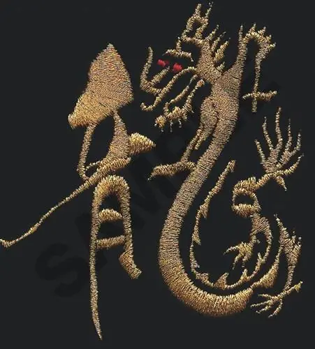 DRAGON Embroidery Design Big Sale