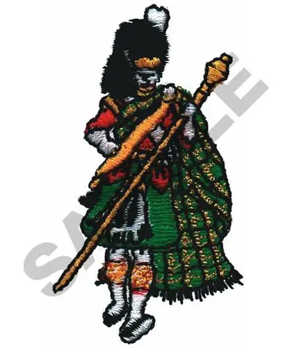 SCOTSMAN Embroidery Design Crafted