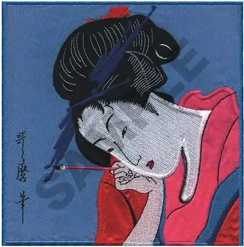 KIKU CHINA APPLIQUE Embroidery Design New Arrival