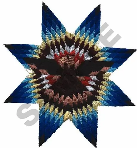 Shop Now QUILT SQUARE WSTAR & EAGLE Embroidery Design