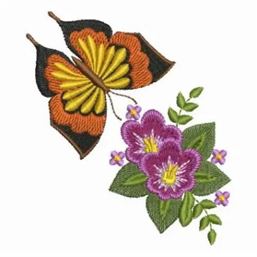 Price Drop Butterfly Kiss Embroidery Design