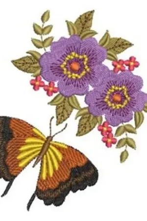 Butterfly Kiss Embroidery Design Trending