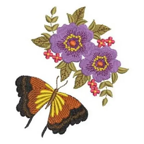 Butterfly Kiss Embroidery Design Trending