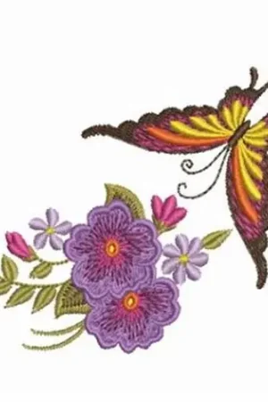 Butterfly Kiss Embroidery Design Buy Online