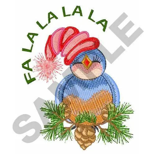FA LA LA LA LA Embroidery Design Clearance