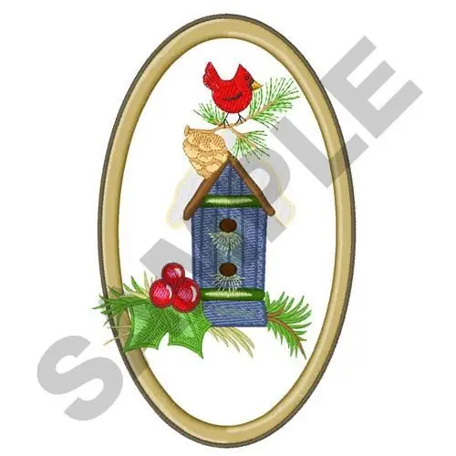 Exclusive Offer APPLIQUE WINTER CARDINAL Embroidery Design