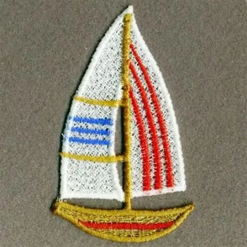 Latest FSL Sailboat Embroidery Design