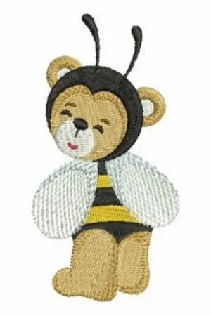 Buy Today Bumblebee Bear Embroidery Design