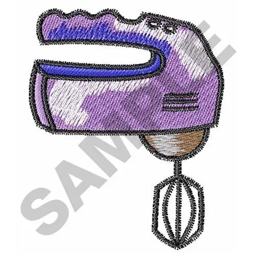 HAND MIXER Embroidery Design Buy Today