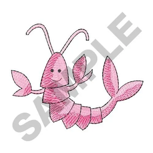 Last Chance LOBSTER Embroidery Design