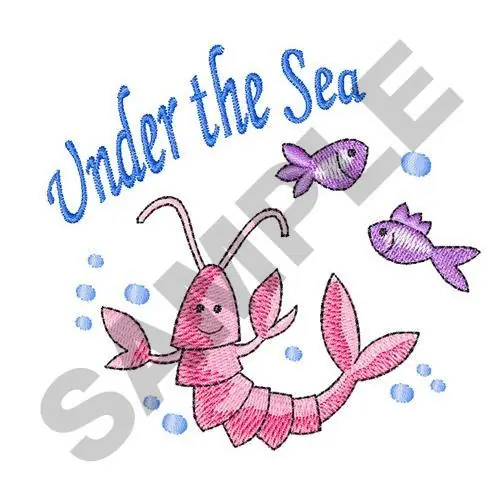 Latest UNDER THE SEA Embroidery Design