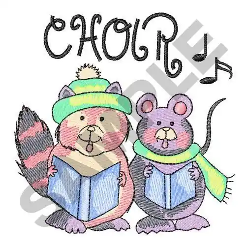 CHOIR Embroidery Design Fan Favorite