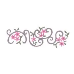 Same Day Shipping FLORAL VINE Embroidery Design