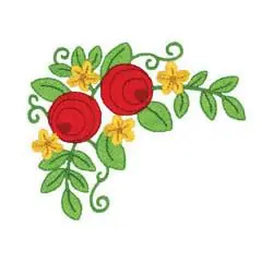 FLORAL BORDER Embroidery Design Discount