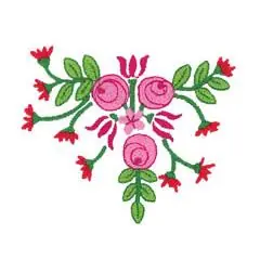 Authentic FLOWERS Embroidery Design