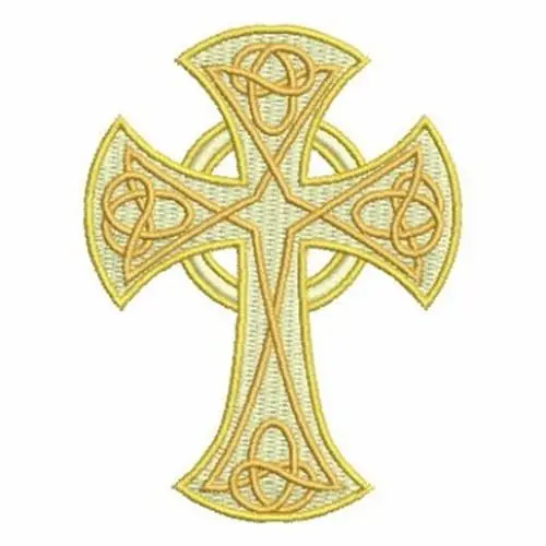 New Release Celtic Cross Embroidery Design