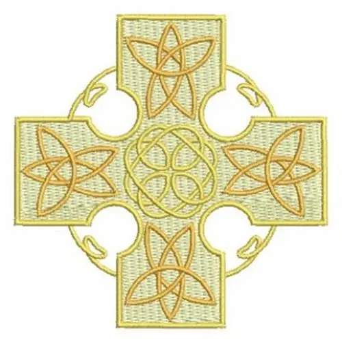 Affordable Celtic Cross Embroidery Design