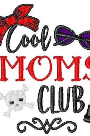 Place Order Cool Bad Moms Club Sunglasses Lipstick Embroidery Design