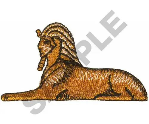 EGYPTIAN STRUCTURE Embroidery Design Genuine