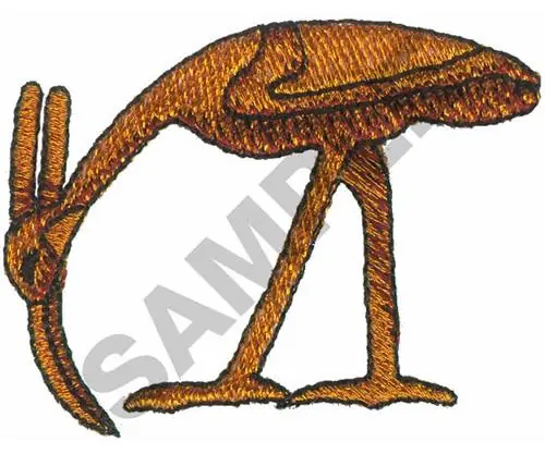 EGYPTIAN BIRD Embroidery Design Markdown