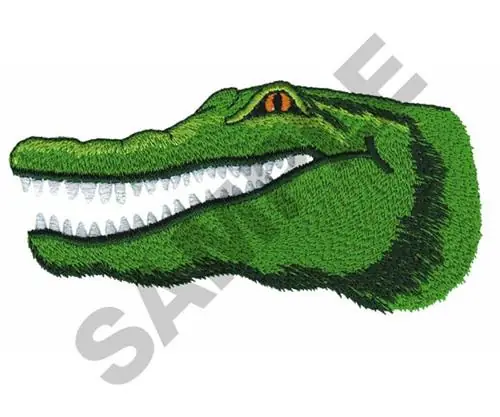 Free Delivery ALLIGATOR Embroidery Design