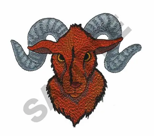 RAM Embroidery Design Discount
