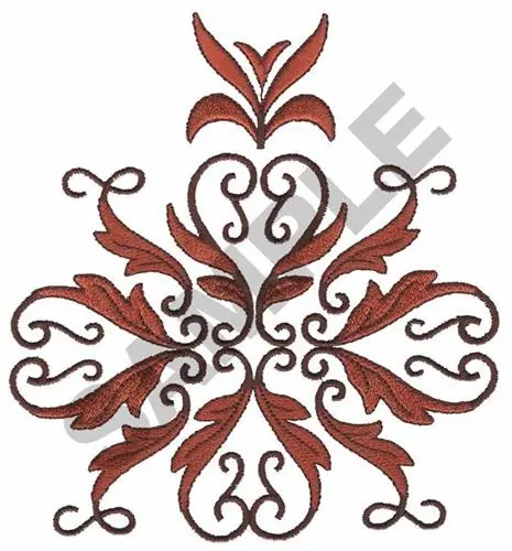 ELEGANT EMBLEM Embroidery Design Original