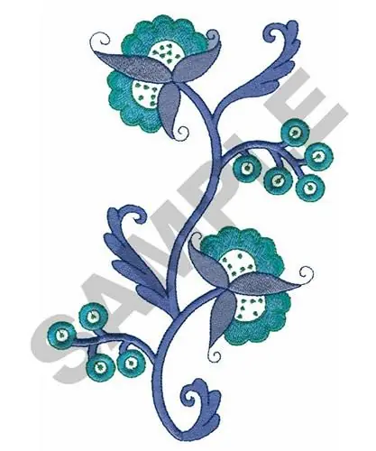 Time-Limited Elegant Floral Border Embroidery Design