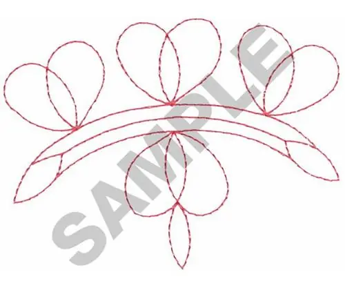 Sale Redwork Border Embroidery Design