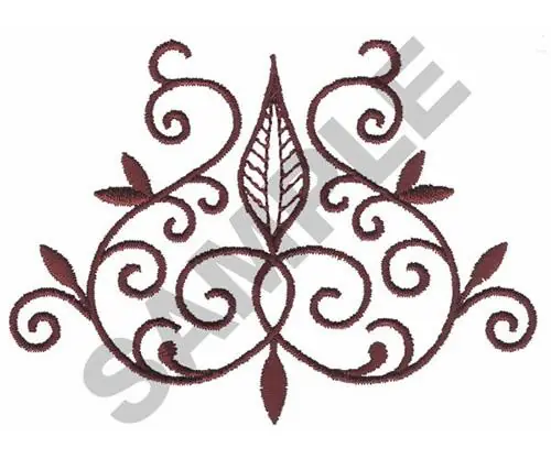 Elegant Redwork Floral Embroidery Design Best Price