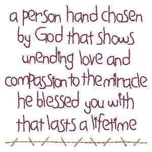 Chosen By God Embroidery Design Hassle-Free Returns