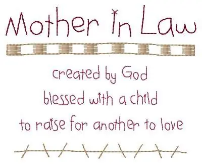 Top Rated Mother In Law Embroidery Design