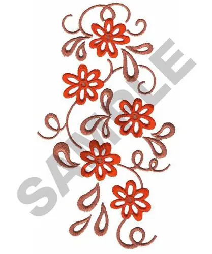 Seasonal Sale FLORAL EMBLEM Embroidery Design