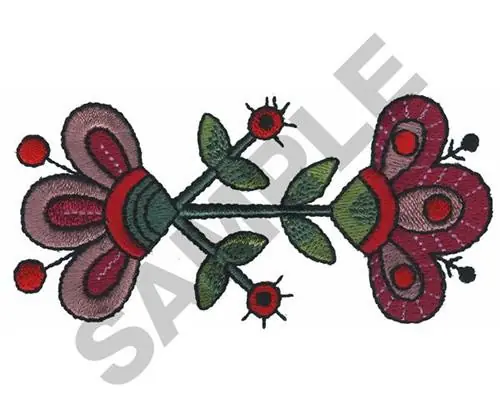 FLORAL BORDER Embroidery Design Deal