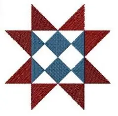 Star Quilt Block Embroidery Design Fan Favorite