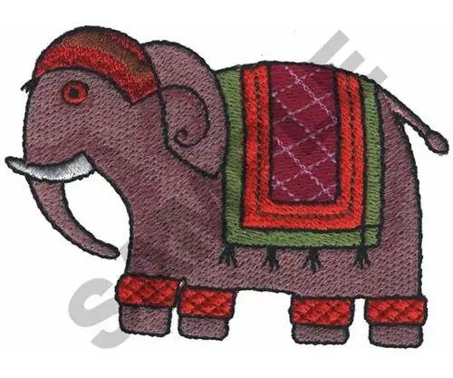 ELEPHANT Embroidery Design Weekend Sale