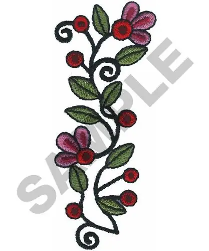 FLORAL BORDER Embroidery Design One Day Deal