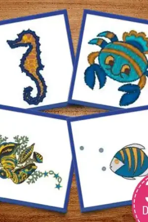 Special Offer Underwater Life Embroidery design pack by Heavenly Designs, Embroidery Packs on EmbroideryDesigns.com