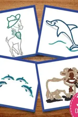 Trending Wild About Animals Embroidery design pack by Heavenly Designs, Embroidery Packs on EmbroideryDesigns.com