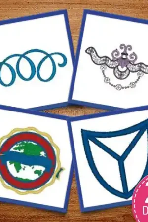 Borders & Crests Embroidery design pack by Heavenly Designs, Embroidery Packs on EmbroideryDesigns.com Top Pick
