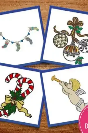 Mega Sale The Christmas Spirit Embroidery design pack by Heavenly Designs, Embroidery Packs on EmbroideryDesigns.com