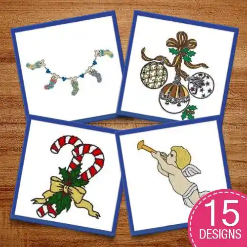 Mega Sale The Christmas Spirit Embroidery design pack by Heavenly Designs, Embroidery Packs on EmbroideryDesigns.com