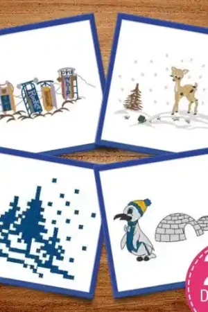 Winter Charm Embroidery design pack by Heavenly Designs, Embroidery Packs on EmbroideryDesigns.com Buy Direct