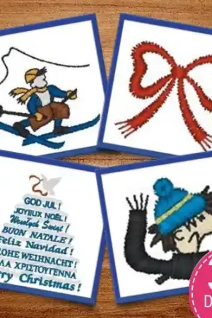 Bargain All Things Winter Embroidery design pack by Heavenly Designs, Embroidery Packs on EmbroideryDesigns.com