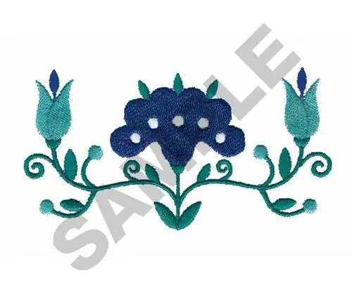 Buy Today FLORAL EMBLEM Embroidery Design