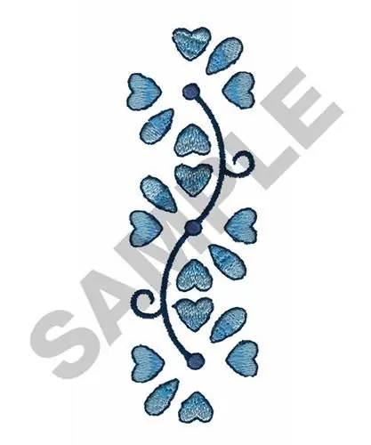 VINE EMBLEM Embroidery Design Genuine