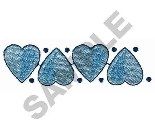 Best Choice HEART BORDER Embroidery Design
