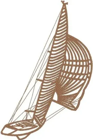 Sail Boat Embroidery Design Hot Deal