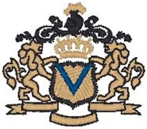 Save Now Royal Crest Embroidery Design